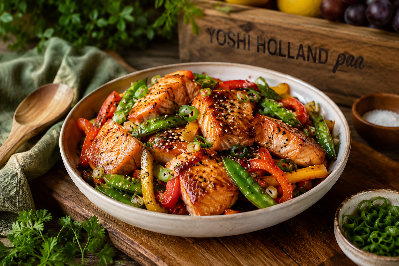 Stir Fry Salmon